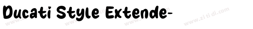 Ducati Style Extende字体转换